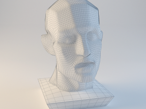 gypsum planes head 3D Model