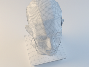 gypsum planes head 3D Model