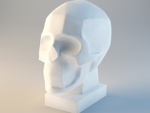 gypsum skull planes Modelo 3D