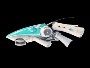 spaceship cuttle Modello 3D