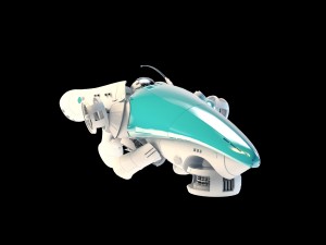spaceship cuttle Modèle 3D