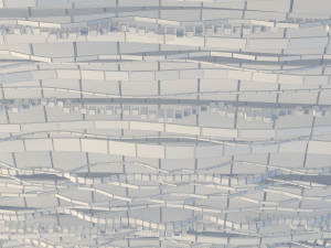 abstract wave background 3D-Modell