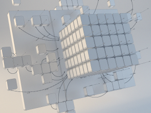 Abstract cubes 3D Model