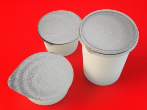 packaging for dairy products Model 3D