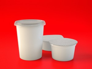 packaging for dairy products Model 3D