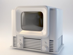 retro tv 3D Model