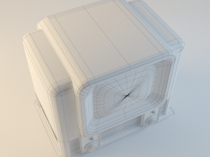 retro tv 3D Model