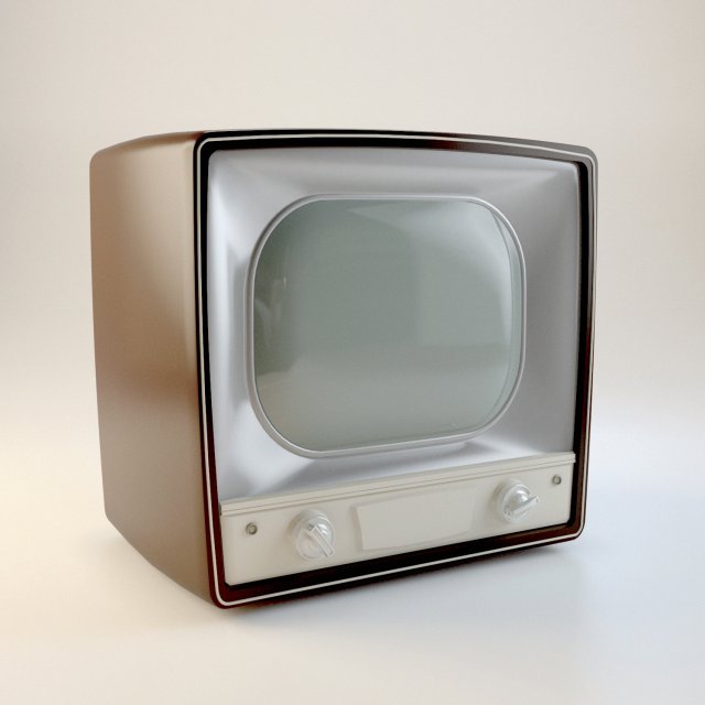 retro lamp tv Model 3D .c4d .max .obj .3ds .fbx .stl .blend 