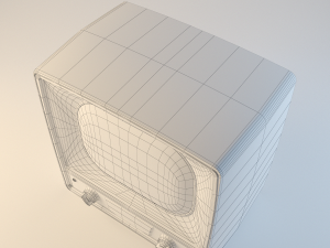 retro lamp tv Model 3D