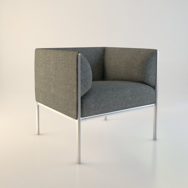 armchair asienta 3Dモデル .c4d .max .obj .3ds .fbx .stl .blend 