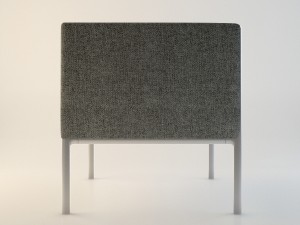 armchair asienta 3Dモデル