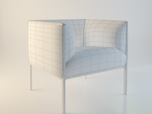 armchair asienta 3Dモデル