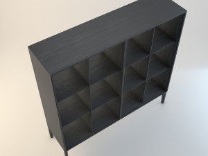 contemporary shelving 3D Model