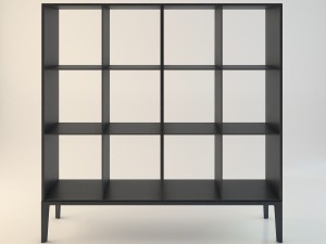 contemporary shelving 3D Model