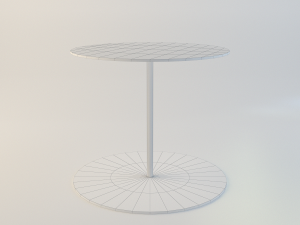 gong lux table 3D Модель
