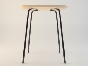 okito table Modello 3D