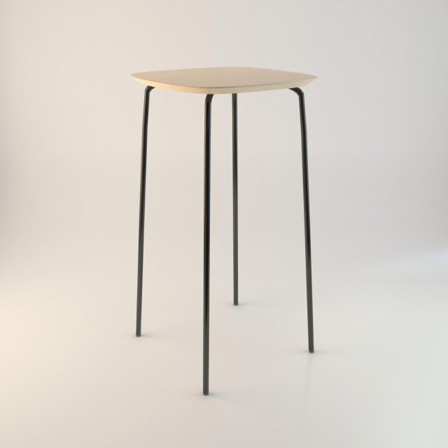 okito bar table Modèle 3D .c4d .max .obj .3ds .fbx .stl .blend 