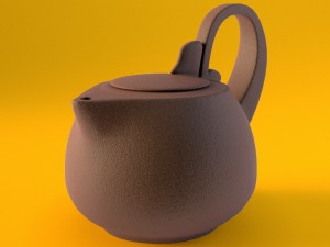 pottery teapot 3D Model