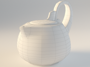 pottery teapot 3D Модель