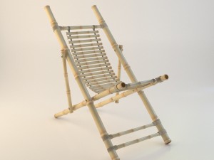 bamboo chair 3Dモデル