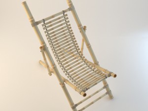 bamboo chair 3D Model
