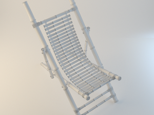 bamboo chair 3D Model