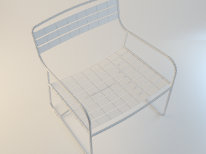 fermob surprising low armchair 3D मॉडल