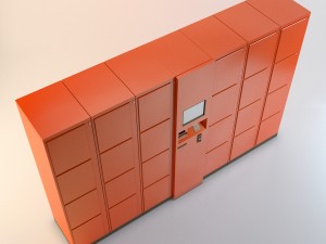 locker 3D Model