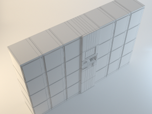 locker 3D Model