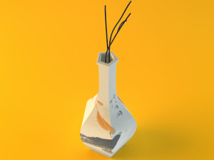 japanese vase 3D मॉडल