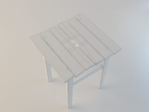 old tabouret Modèle 3D