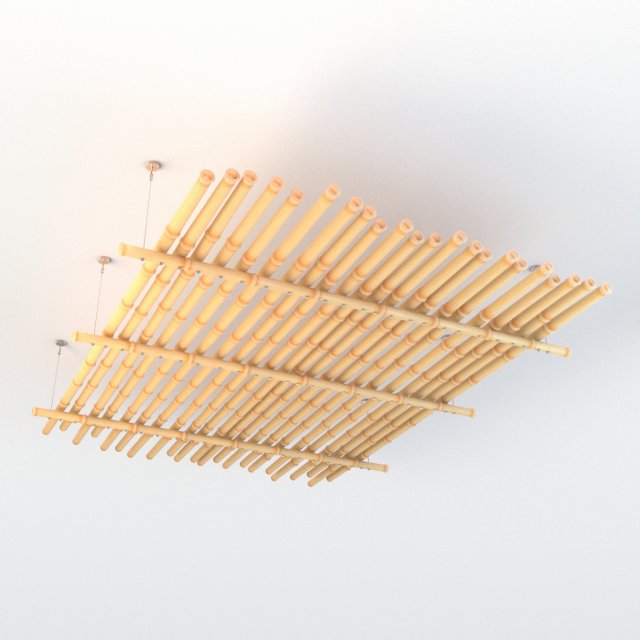 bamboo overhead structure 3D मॉडल .c4d .max .obj .3ds .fbx .stl .blend 