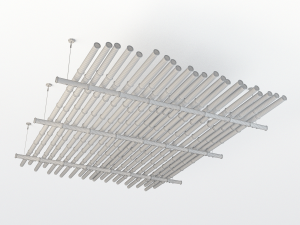 bamboo overhead structure 3D मॉडल