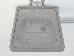 old washbasin 3D Model