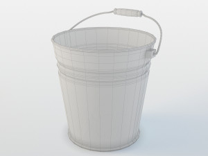 dirty bucket Model 3D