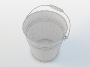 dirty bucket Model 3D