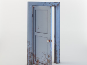 old painted door 3D Model
