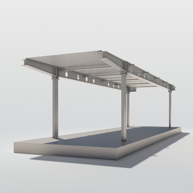 metal construction Modelo 3D .c4d .max .obj .3ds .fbx .stl .blend 