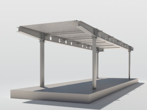 metal construction Model 3D