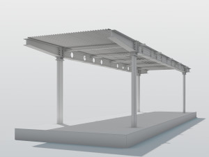metal construction Modelo 3D