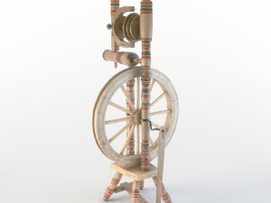 spinning wheel 3D Model