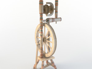 spinning wheel Modelo 3D