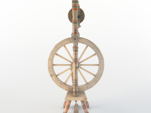 spinning wheel Modelo 3D