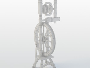 spinning wheel Modelo 3D