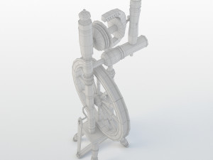 spinning wheel Modelo 3D