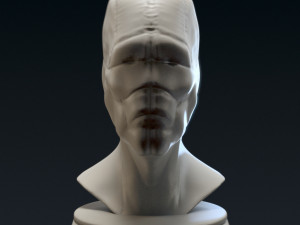 creature bust a - 3d printable 3D Baskı Modeli