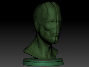 creature bust a - 3d printable 3D Baskı Modeli