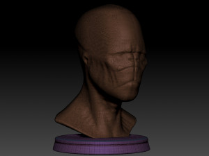 creature bust c - 3d printable Modello di stampa 3D