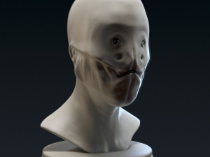 creature bust e - 3d printable 3D प्रिंट मॉडल