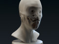 creature bust e - 3d printable 3D Baskı Modeli